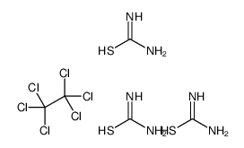 1,1,1,2,2,2-hexachloroethane,thiourea Structure