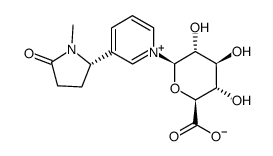 氘代可替宁-N-葡(萄)糖苷酸结构式