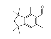 1,1,2,3,3,4,6-heptamethyl-2H-indene-5-carbaldehyde结构式