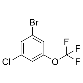1-溴-3-氯-5-(三氟甲氧基)苯结构式