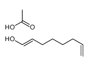 acetic acid,octa-1,7-dien-1-ol结构式