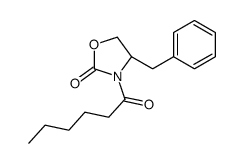 (S)-4-苄基-3-己酰基-2-恶唑烷酮结构式