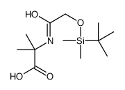 2-[[2-[tert-butyl(dimethyl)silyl]oxyacetyl]amino]-2-methylpropanoic acid结构式