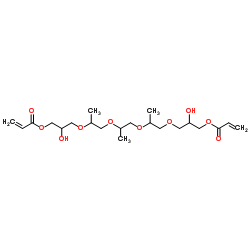 Tri(propylene glycol) glycerolate diacrylate Structure