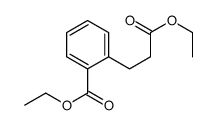 ethyl 2-(3-ethoxy-3-oxopropyl)benzoate结构式