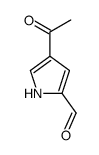 4-乙酰基-1H-吡咯-2-甲醛结构式