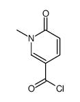 1-甲基-6-氧代-1,6-二氢吡啶-3-羰酰氯结构式