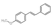 4-甲氧基-反-二苯乙烯结构式