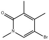 5-溴-1,3,4-三甲基吡啶-2(1H)-酮结构式