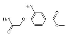 3-amino-4-carbamoylmethoxy-benzoic acid methyl ester Structure