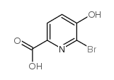 6-溴-5-羟基-2-吡啶羧酸结构式