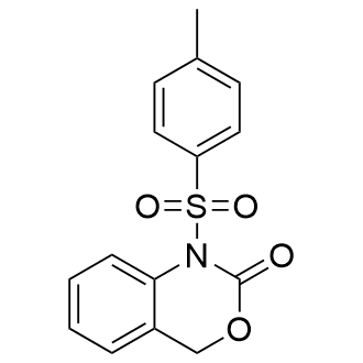N-(4-甲基苯基磺酰基)-1,4-二氢-2H-3,1-苯并噁嗪-2-酮结构式
