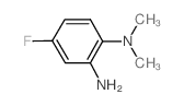 4-氟-n~1~,n~1~-二甲基-1,2-苯二胺结构式