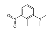N,N,2-trimethyl-3-nitroaniline结构式