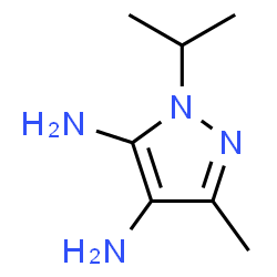 1H-Pyrazole-4,5-diamine,3-methyl-1-(1-methylethyl)-(9CI)结构式