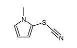 1-methyl-1H-pyrrol-2-yl thiocyanate Structure