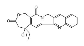 5-ethyl-5-hydroxy-1,4,5,13-tetrahydro-3H,15H-oxepino[3',4':6,7]indolizino[1,2-b]quinoline-3,15-dione结构式