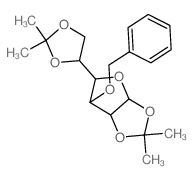 3-O-苄基-1,2:5,6-O-二异丙叉-ALPHA-D-呋喃葡萄糖结构式