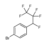 1-bromo-4-(1,2,2,3,3,3-hexafluoropropyl)benzene Structure