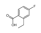 2-Ethyl-4-fluorobenzoic acid结构式