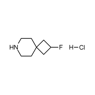 2-氟-7-氮杂螺[3.5]壬烷盐酸盐结构式
