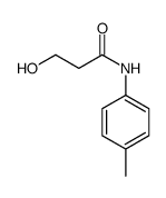 3-羟基-N-(4-甲基苯基)丙酰胺结构式