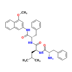 H-Phe-Leu-Phe-4MβNA · TFA Structure