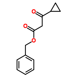 3-环丙基-3-氧代丙酸苄酯结构式