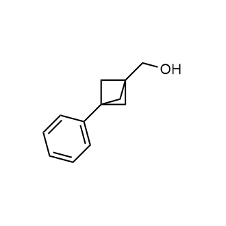 (3-苯基双环[1.1.1]戊烷-1-基)甲醇结构式