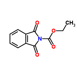 N-乙氧羰基邻苯二甲酰亚胺结构式