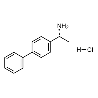 (1r)-1-(4-苯基苯基)乙-1-胺盐酸盐结构式