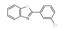 2-(3-CHLOROPHENYL)BENZO[D]THIAZOLE Structure
