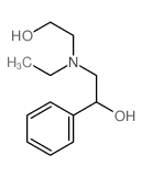 Benzenemethanol,a-[[ethyl(2-hydroxyethyl)amino]methyl]- Structure