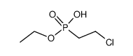 ethyl hydrogen (2-chloroethyl)phosphonate Structure