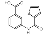 3-[(噻吩-2-羰基)氨基]丙酸结构式