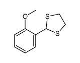 2-(2-methoxyphenyl)-1,3-dithiolane结构式