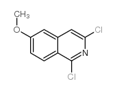 1,3-二氯-6-甲氧基异喹啉结构式