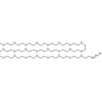 Methyl-PEG24-Azide Structure