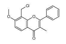 8-氯甲基-7-甲氧基-3-甲基黄酮结构式