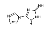 3-(1,2,4-triazol-4-yl)-1H-1,2,4-triazol-5-amine结构式