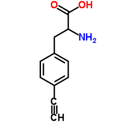 4-Ethynyl-L-phenylalanine Structure