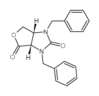 (3aS,6aR)-1,3-dibenzyltetrahydro-1H-furo[3,4-d]imidazole-2,4-dione结构式