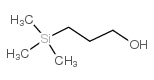 1-Propanol,3-(trimethylsilyl)- Structure