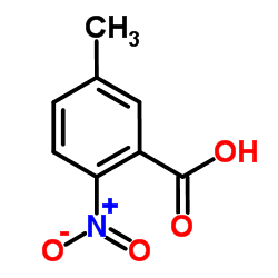 5-甲基-2-硝基苯甲酸结构式