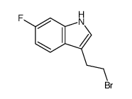 1H-INDOLE,3-(2-BROMOETHYL)-6-FLUORO结构式