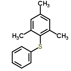 Mesityl phenyl sulfide Structure