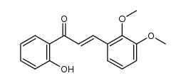 2'-hydroxy-2,3-dimethoxychalcone结构式