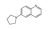 6-(pyrrolidin-1-yl)quinoline结构式