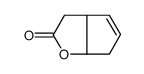 (1R,5S)-(+)-2-氧杂双环[3.3.0]辛-6-烯-3-酮结构式