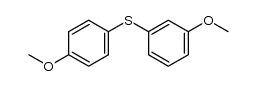 1-methoxy-3-[(4-methoxyphenyl)thio]benzene结构式